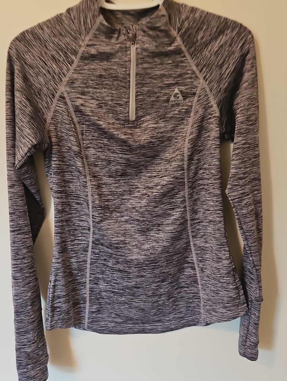 Gerry  Heathered Gray Quarter-Zip Performance Top